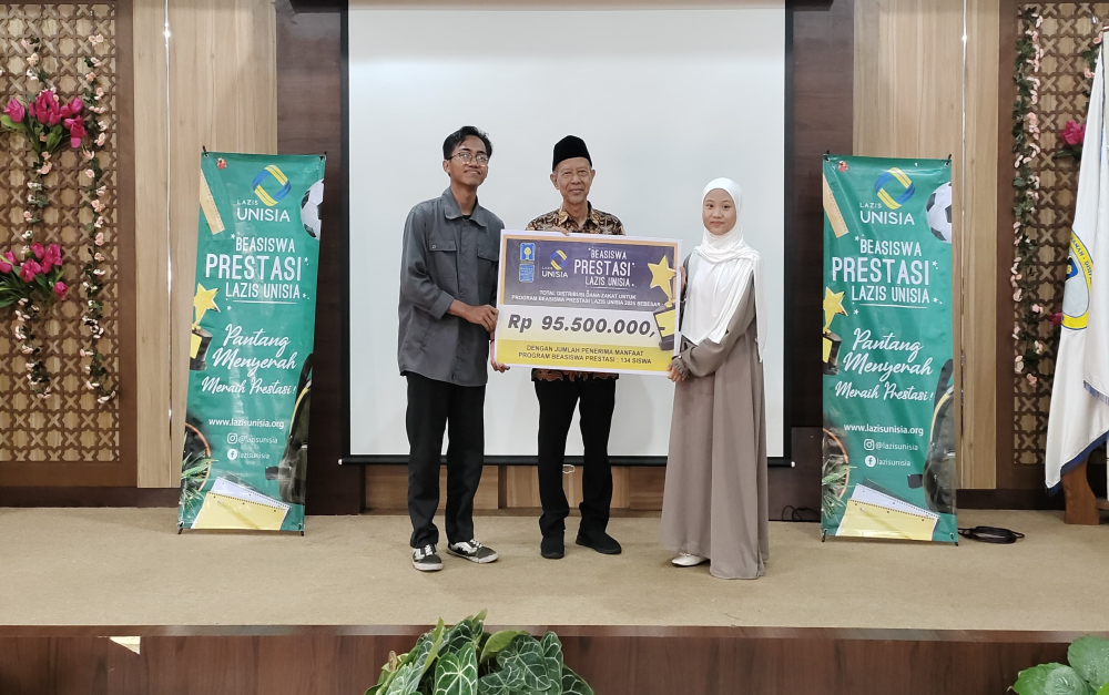 Beasiswa LAZIS Unisia Bantu 134 Pelajar DIY